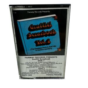 Graffiti Scrapbook Vol. 2 Cassette Tape Rock and Roll Vintage Fairway Records